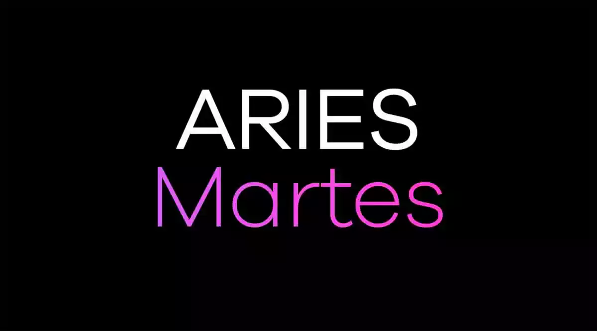 Horóscopo Aries Martes letras lila